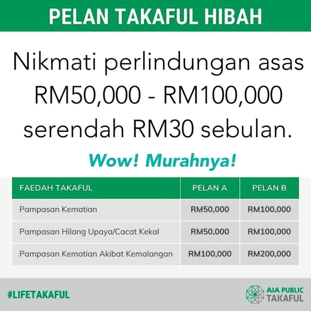 Pakej AIA Hibah Takaful 1